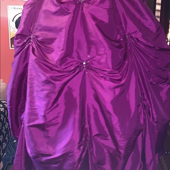 purple prom dress - Picture 2 of 2